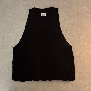 Wilfred Black Knit Tank Top